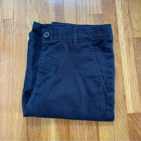 4/$25 Dockers Boys Navy Blue Flat Front Uniform Chino Shorts Size 14 - Picture 8 of 8